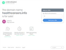 Tablet Screenshot of healthcareers.info